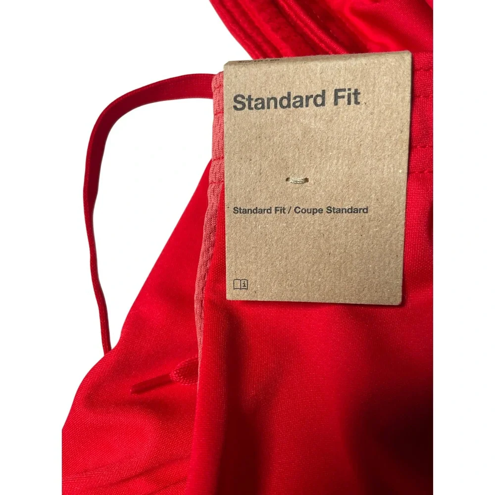Nike Dri-FIT Mens Red Mesh Panel Athletic Running Training Shorts XL New